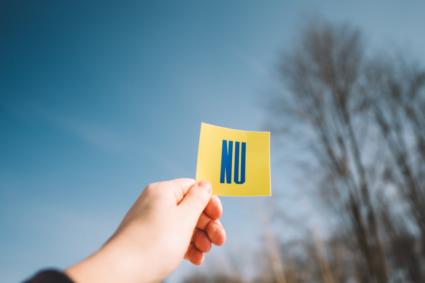 NU Square Sticker