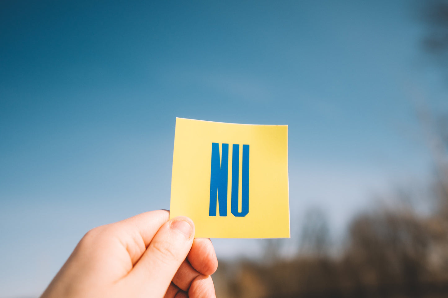 NU Square Sticker