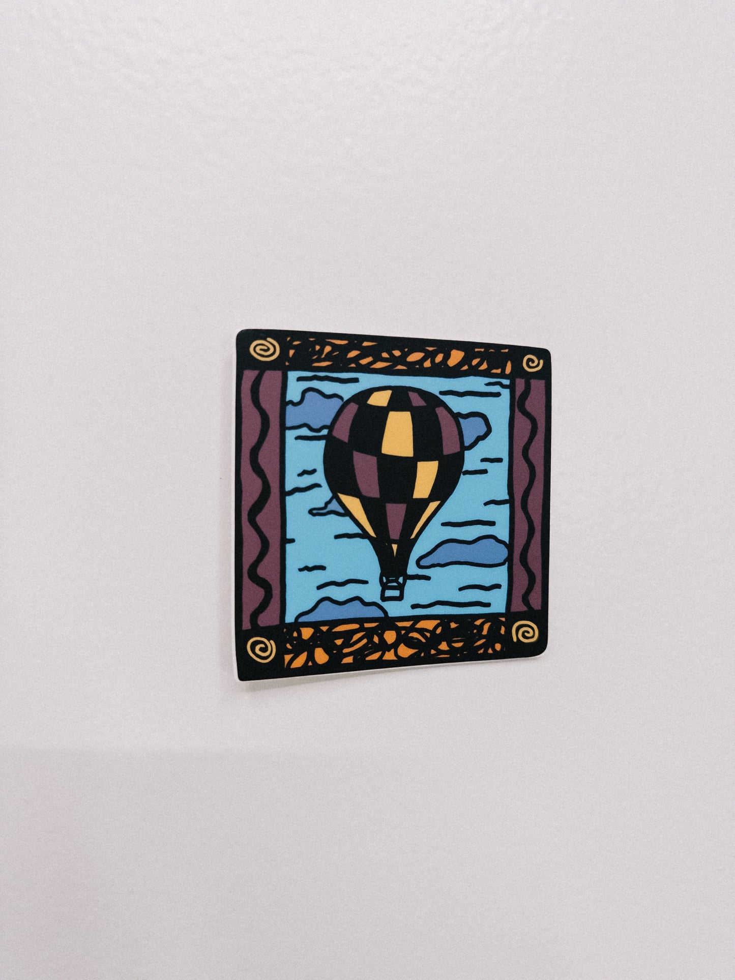 90s balloon sticker