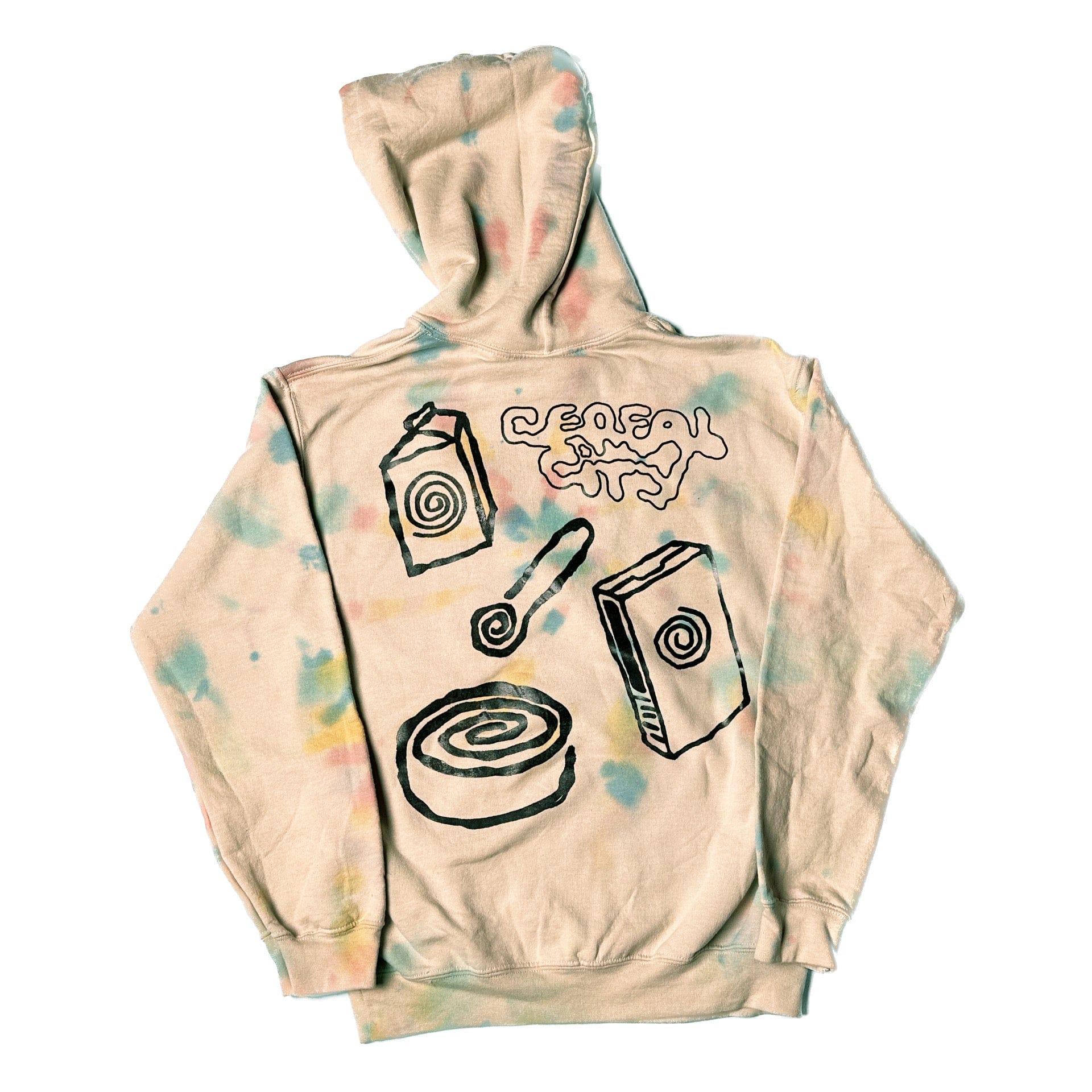 Odd future aqua tie cheap dye hoodie