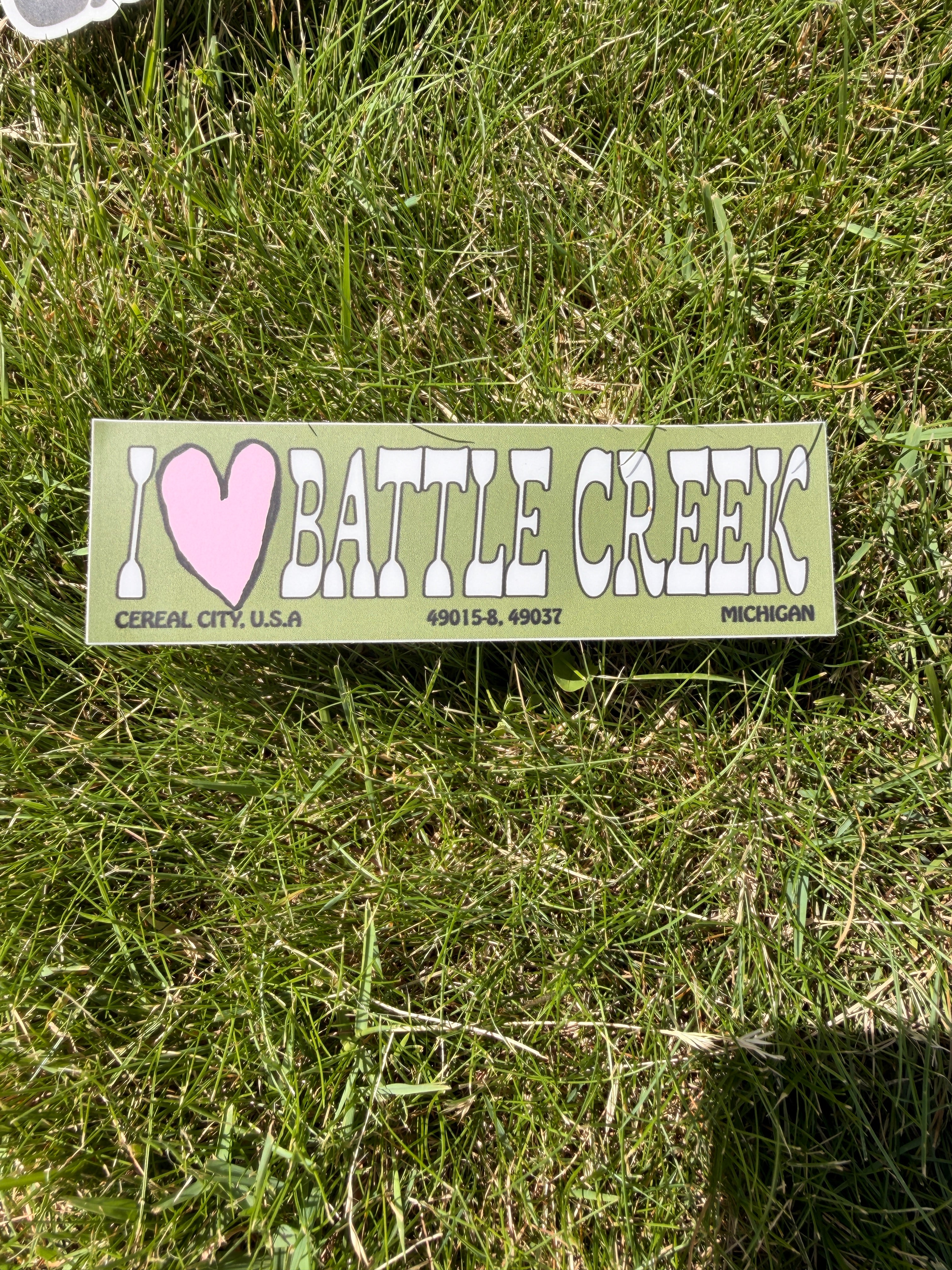 I Love Battle Creek Sticker