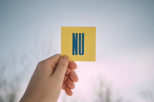NU Square Sticker