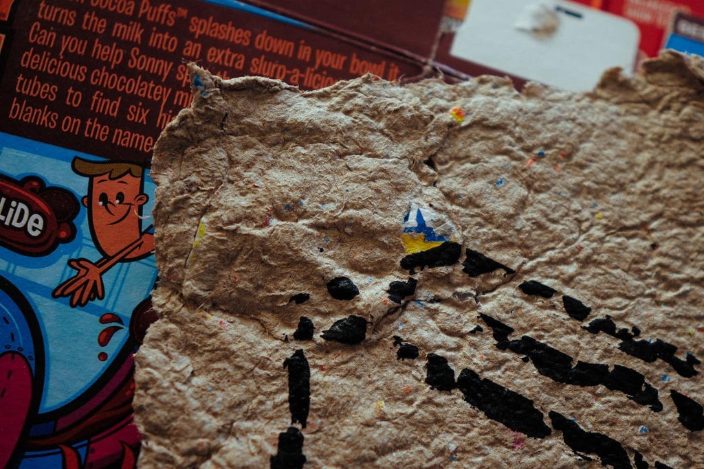 Recycled “Cereal City” Posters