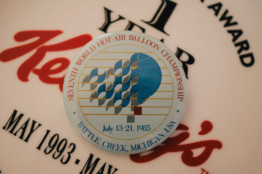 1985 Balloon Championship Button