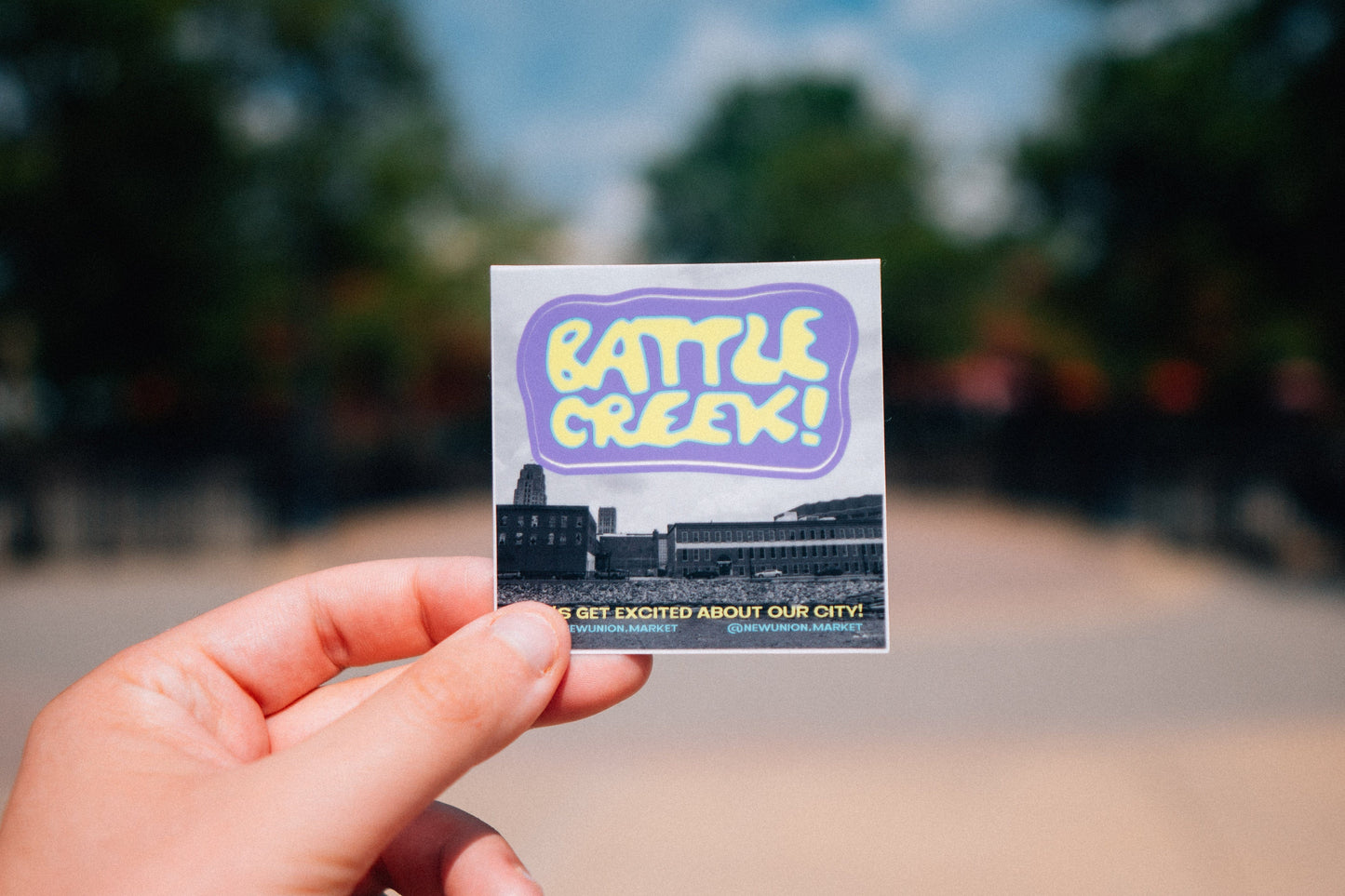 Battle Creek! Kiss Cut Sticker
