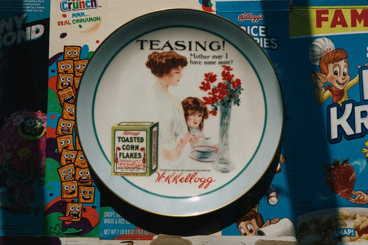 "Teasing!" Vintage Kellogg's Plate
